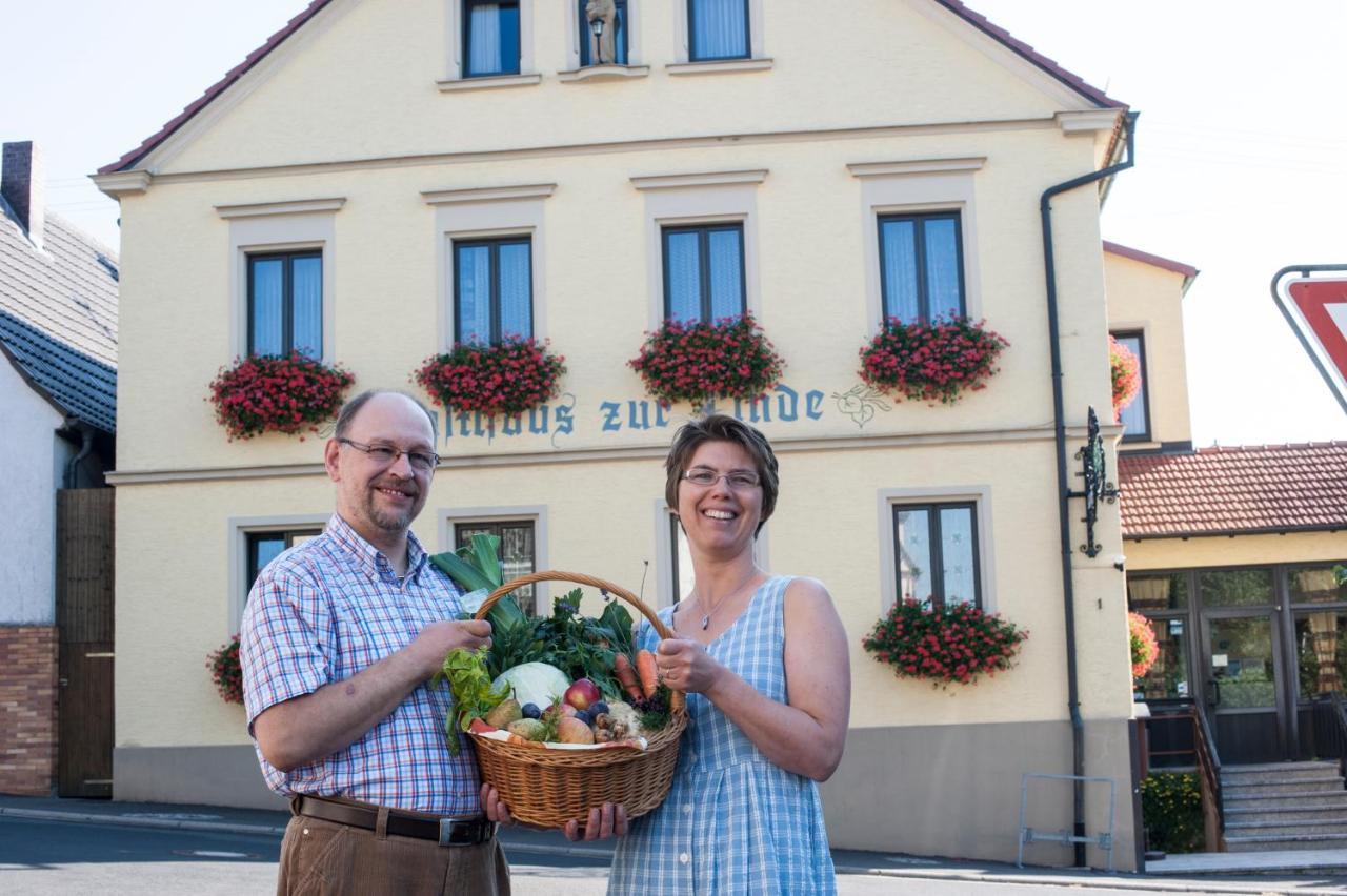 Hotel Zur Linde Gädheim Kültér fotó